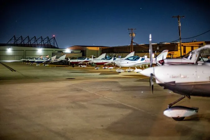 Train at a flight school instead of going to an aviation college
