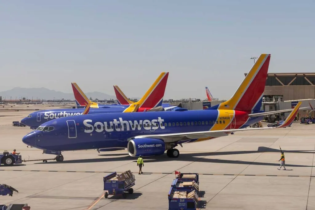 Southwest airlines destination 225