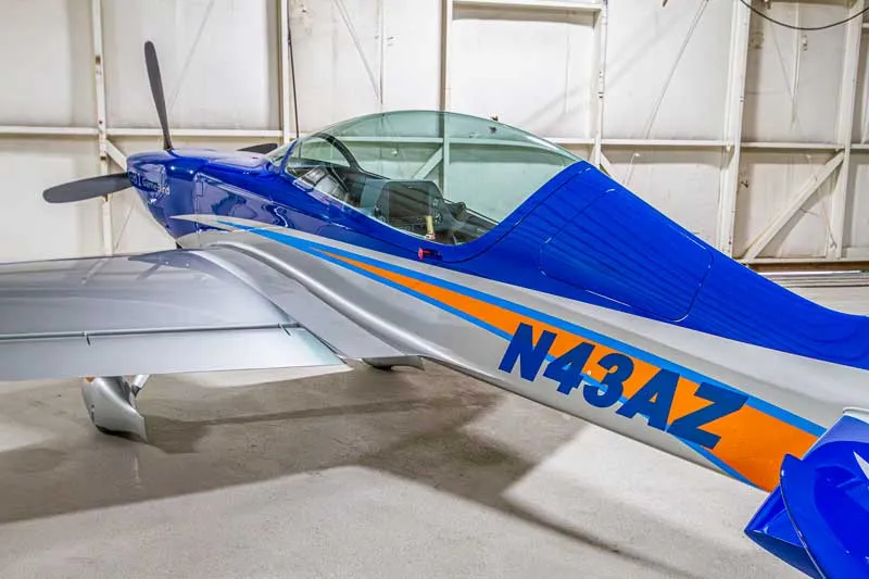 Close-up of the GB1 GameBird canopy and fuselage