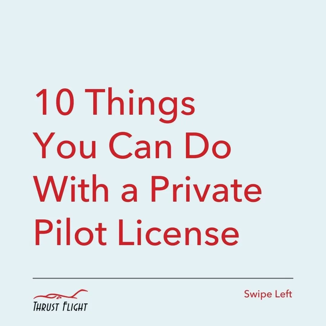 10 things you can do with a private pilot license