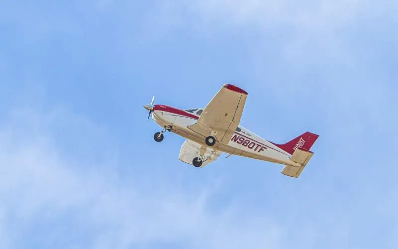 Student pilot on their first solo flight