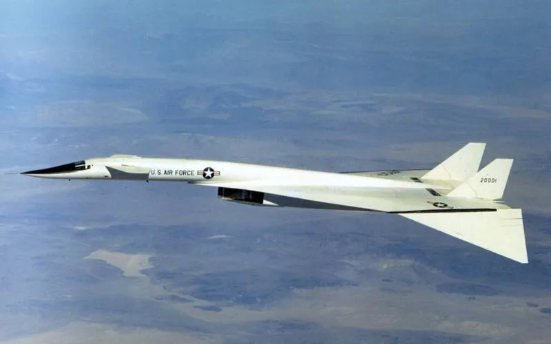 The north american XB-7 Valkyrie was one of the largest airplanes ever built