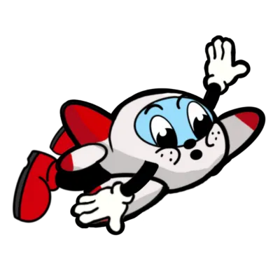 Thrusty, the Thrust Flight mascot